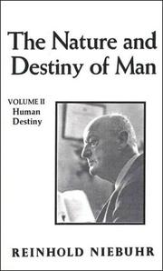 Cover of: Nature and Destiny of Man, vol. 2 | Reinhold Niebuhr