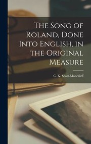 Cover of: Song of Roland, Done into English, in the Original Measure