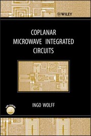 Cover of: Coplanar Microwave Integrated Circuits