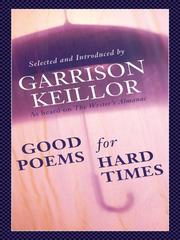 Cover of: Good poems for hard times
