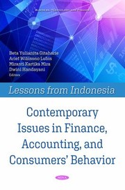 Cover of: Contemporary Issues in Finance, Accounting, and Consumers' Behavior: Lessons from Indonesia