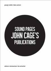 Cover of: Sound Pages: John Cage's Publications