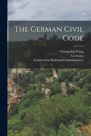 Cover of: German Civil Code