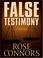 Cover of: False testimony