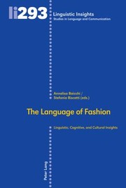 Cover of: Language of Fashion: Linguistic, Cognitive, and Cultural Insights