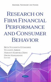 Cover of: Research on Firm Financial Performance and Consumer Behavior