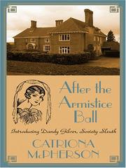 Cover of: After the armistice ball