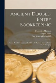 Cover of: Ancient Double-Entry Bookkeeping: Lucas Pacioli's Treatise