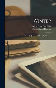 Cover of: Winter: From the Journal of Henry D. Thoreau