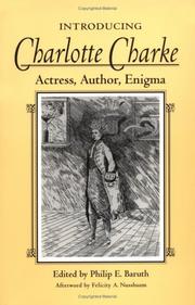 Cover of: Introducing Charlotte Charke: Actress, Author, Enigma