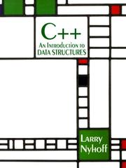 Cover of: C++ by Larry Nyhoff, Larry Nyhoff