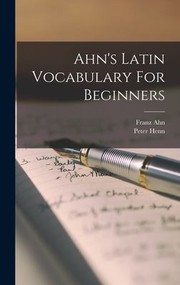 Cover of: Ahn's Latin Vocabulary for Beginners