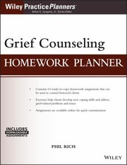 Cover of: Grief Counseling Homework Planner, (with Download)