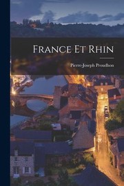 Cover of: France et Rhin