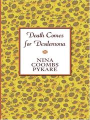Cover of: Death Comes for Desdemona by Nina Pykare