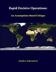 Cover of: Rapid Decisive Operations by Antulio J. Echevarria II, Strategic Studies Institute