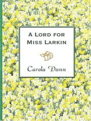 Cover of: A Lord for Miss Larkin: Valiant Hearts #1