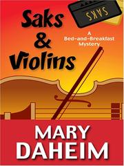 Cover of: Saks & Violins: A Bed-and-breakfast Mystery
