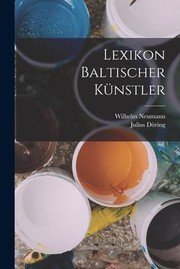 Cover of: Lexikon Baltischer Künstler