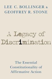 Legacy of Discrimination cover