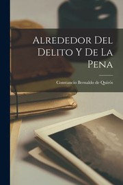 Cover of: Alrededor Del Delito y de la Pena