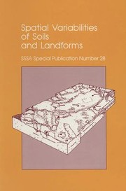 Cover of: Spatial Variabilities of Soils and Landforms