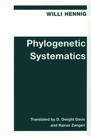 Cover of: Phylogenetic Systematics | Willi Hennig