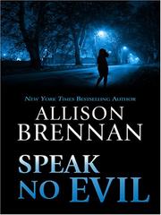 Cover of: Speak No Evil