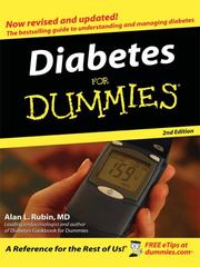 Diabetes for Dummies by Alan L. Rubin