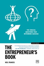 Cover of: Entrepreneur's Book: The Crucial Questions That Determine Success