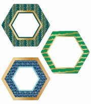 Cover of: One World Hexagons with Gold Foil Cut-Outs