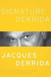 Cover of: Signature Derrida by Jacques Derrida, Jay Williams, Françoise Meltzer