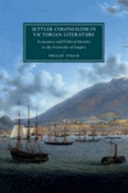 Cover of: Settler Colonialism in Victorian Literature by Philip Steer, Philip Steer