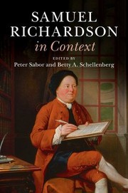 Cover of: Samuel Richardson in Context by Peter Sabor, Betty A. Schellenberg, Peter Sabor, Betty A. Schellenberg