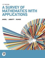 Cover of: Survey of Mathematics with Applications by Allen R. Angel, Christine D. Abbott, Dennis C. Runde