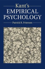 Cover of: Kant's Empirical Psychology