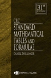 Cover of: CRC Standard Mathematical Tables and Formulae by Daniel Zwillinger, Daniel Zwillinger