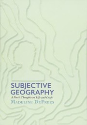Front cover of Subjective Geography by Madeline DeFrees