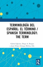 Cover of: Terminología Del Español : el Término / Spanish Terminology: the Term