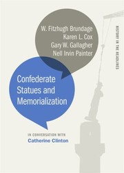 Cover of: Confederate Statues and Memorialization