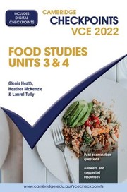 Cover of: Cambridge Checkpoints VCE Food Studies Units 3&4 2022 Food Studies Units 3&4 2022