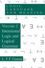 Cover of: Intensional Logic and Logical Grammar