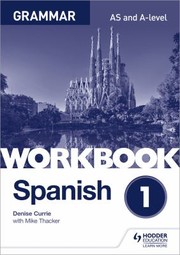 Cover of: Spanish a-Level Grammar Workbook 1
