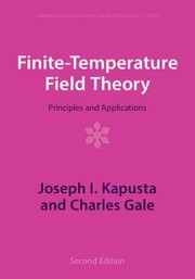 Cover of: Finite-Temperature Field Theory: Principles and Applications