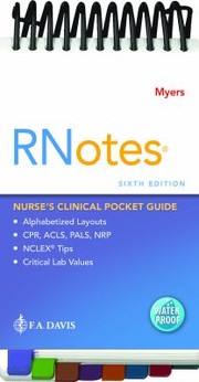 Cover of: RNotes®: Nurse's Clinical Pocket Guide