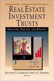 Cover of: Real estate investment trusts by Richard T. Garrigan, John F.C. Parsons, editors.