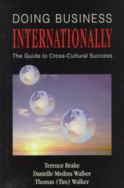 Cover of: Doing business internationally | Terence Brake