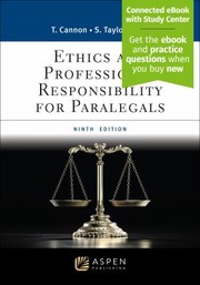 Cover of: Ethics and Professional Responsibility for Paralegals by Therese A. Cannon, Therese A. Cannon, Sybil Taylor Aytch