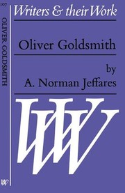 Oliver Goldsmith by A. Norman Jeffares