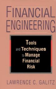 Cover of: Financial engineering by Lawrence Galitz, Lawrence Galitz